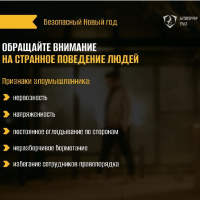 Памятка  "Безопасный новый год"